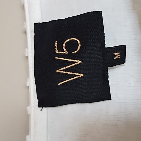 W5 White Textured Women's Top - Picture 4 of 4